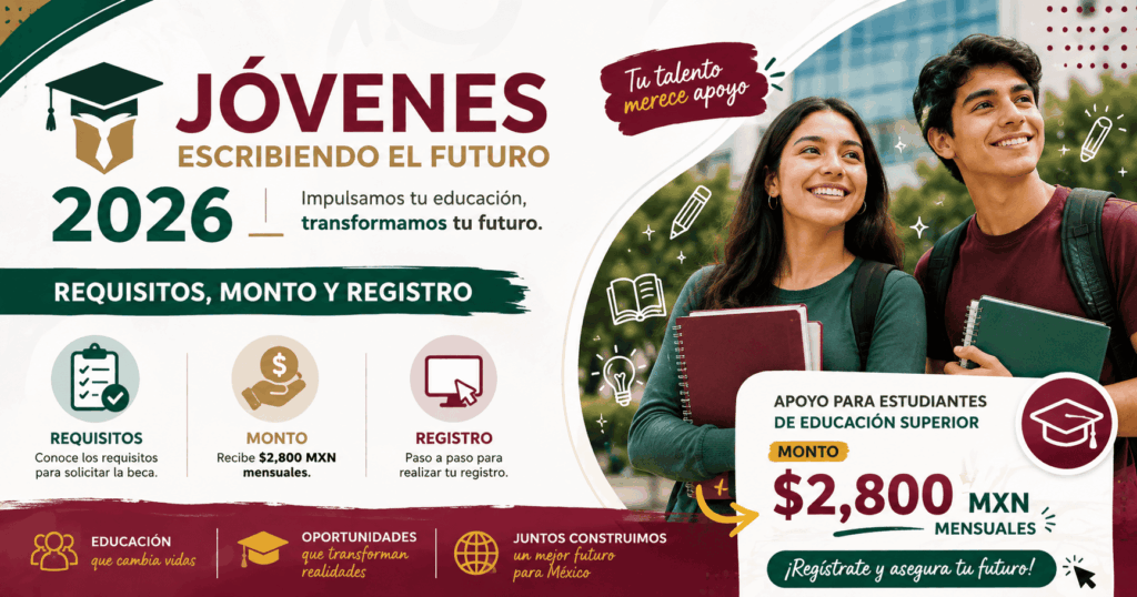 Jóvenes Escribiendo el Futuro 2026: